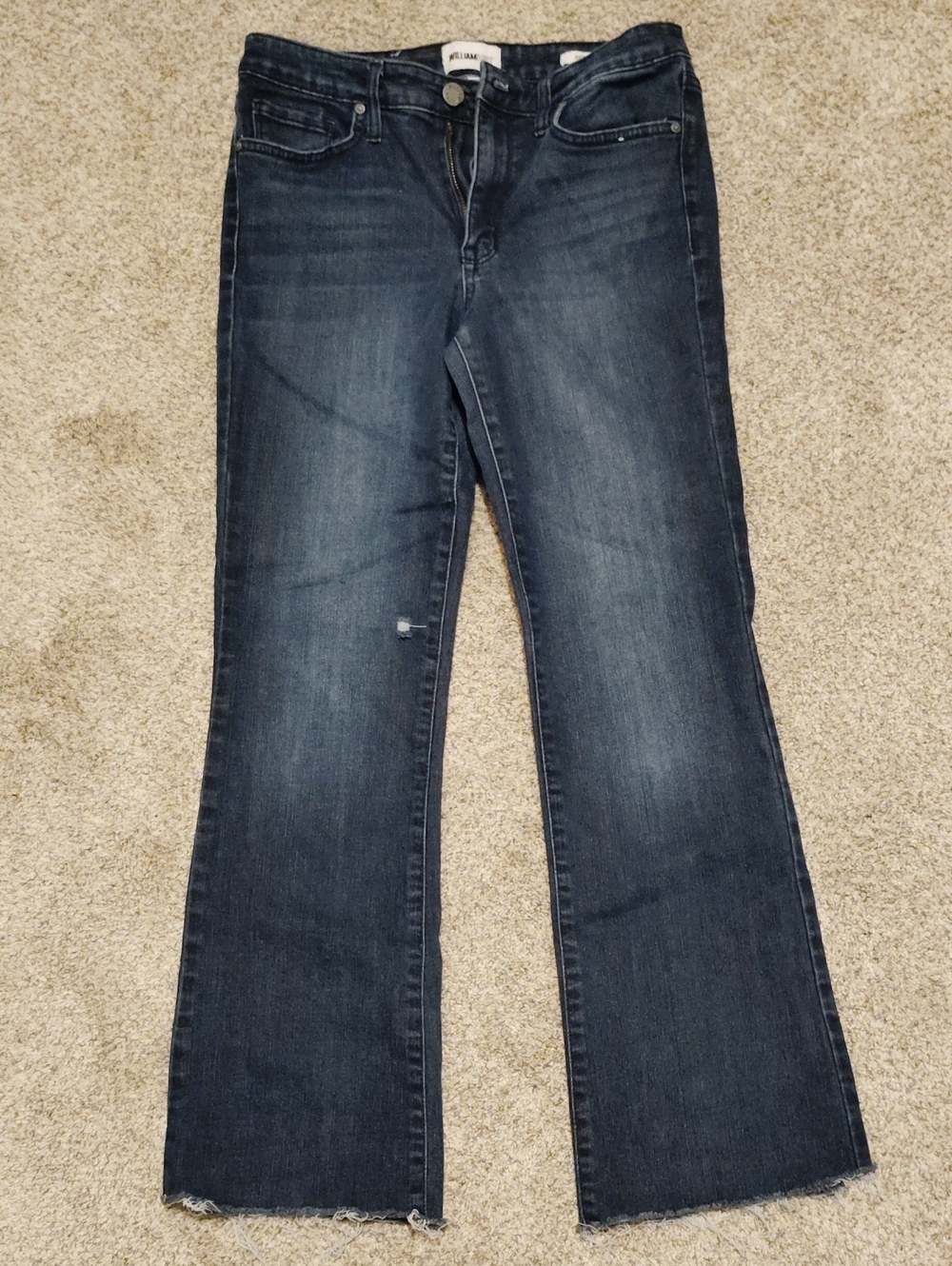 William Rast Dark Blue Boot Cut Jeans